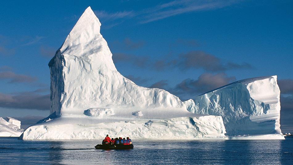 Die Weddell Sea ist für Menschen nur schwer zugängig. Nur die nördlichsten Regionen im Bereich der Antarktischen Halbinsel sind mit den grossen Eisbergen sind für Besucher zu erreichen.